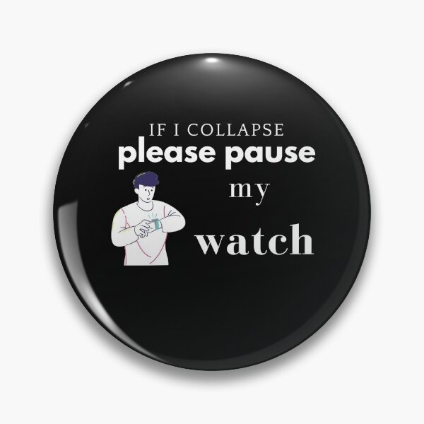 Item preview, If I Collapse Please Pause My Watch, Funny Runner , Jogging Mom , First Marathon Gift, Half Marathon Gift, Running Lover Gift designed and sold by hemokhtar.