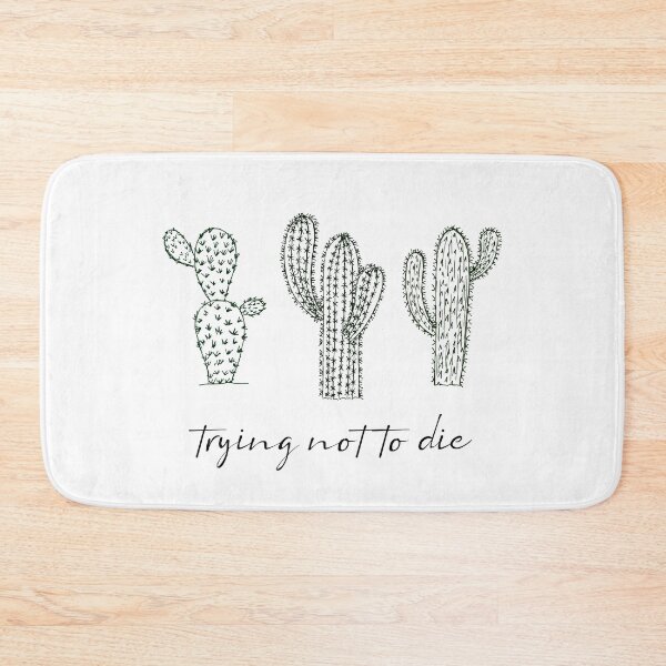 Item preview, TRYING NOT TO DIE designed and sold by Rogue Planet.
