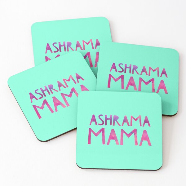 Item preview, Ashrama Mama, Yoga, Yogini, Yoga Teacher,  yoga slogan sticker pack, yoga quote sticker pack, yoga pose sticker pack, yoga sticker pack designed and sold by HomeConscious.