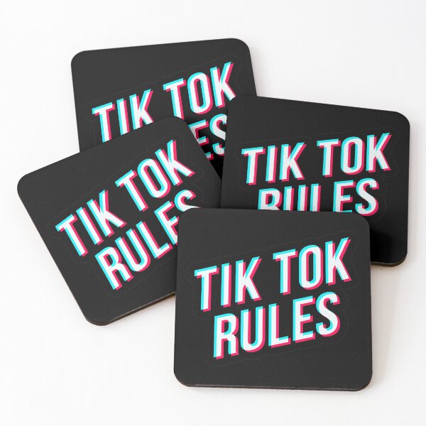 Item preview, Tik Tok makes the rules cool glitch effect 3d designed and sold by hendeJens.