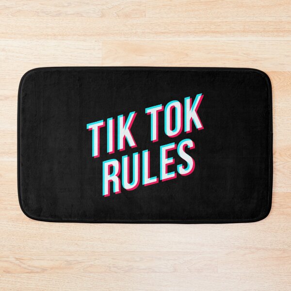 Item preview, Tik Tok makes the rules cool glitch effect 3d designed and sold by hendeJens.