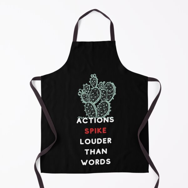 Item preview, Actions Spike Louder Than Words Cactus Speak Pun Funny Gift designed and sold by trendo.