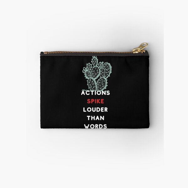 Item preview, Actions Spike Louder Than Words Cactus Speak Pun Funny Gift designed and sold by trendo.