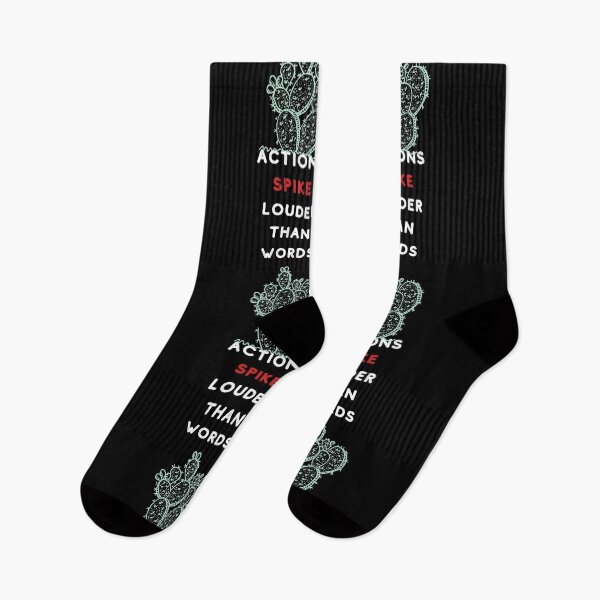 Item preview, Actions Spike Louder Than Words Cactus Speak Pun Funny Gift designed and sold by trendo.