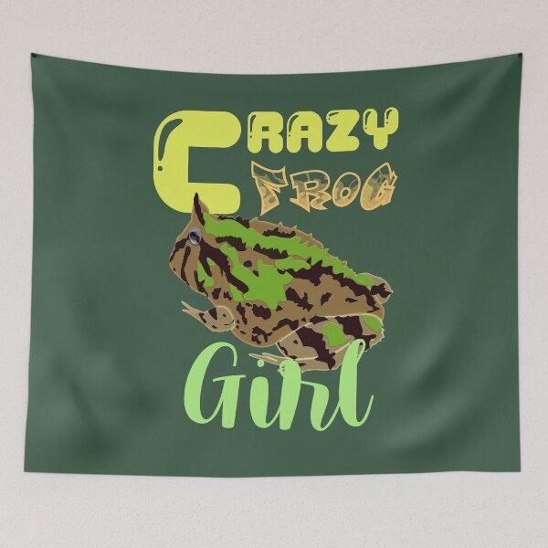Item preview, Horned Frog Crazy Frog Girl Terrarium Toad Keeper Terrarist Ceratophrys Chaco Mice Amphibian Anura Beautiful Gift designed and sold by TheAplus.