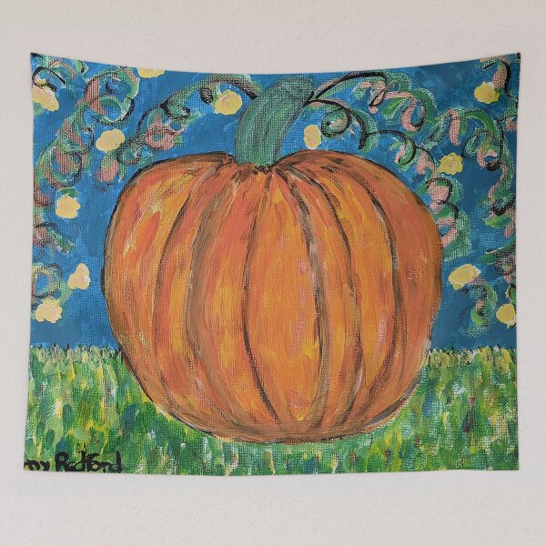 Item preview, The Magic Pumpkin designed and sold by amyredfordart.
