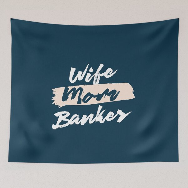 Item preview, Cute Wife Mom Banker Gift Idea designed and sold by betternotes.
