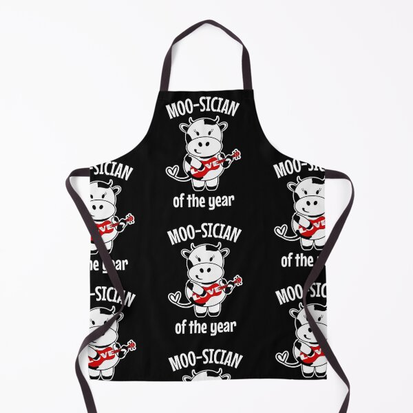Item preview, Moo-sician of the year | Cute cow ukulele player designed and sold by DeliriousSteve.