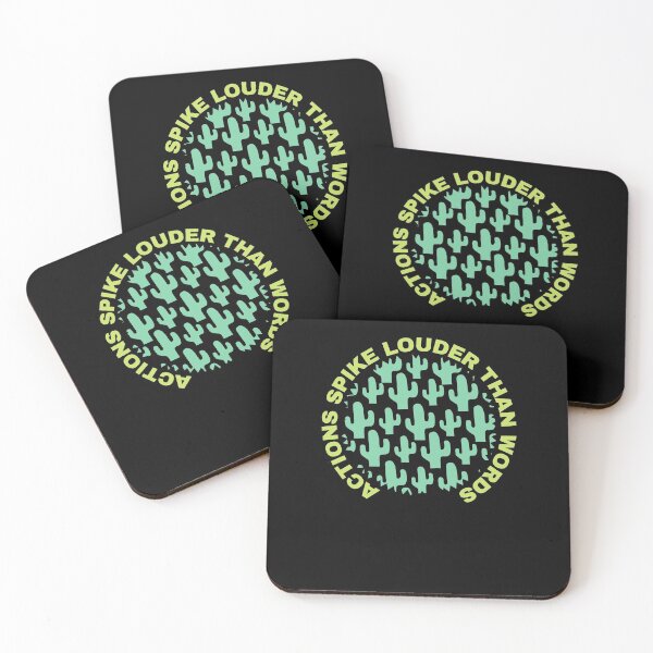 Item preview, Actions Spike Louder Than Words Cactus Speak Pun Cacti Lover designed and sold by trendo.