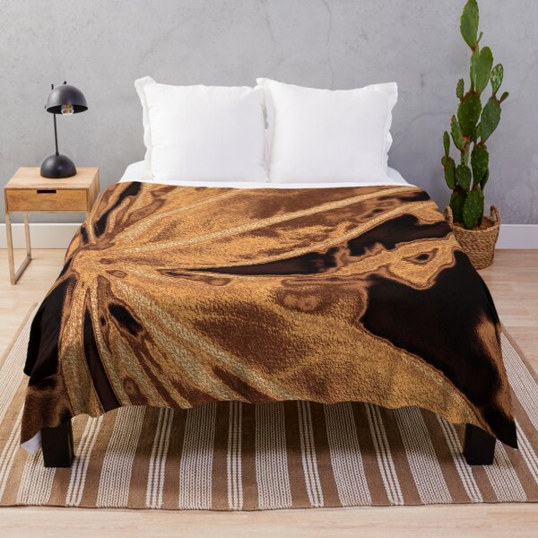 Item preview, Elegant lupine leaf - golden copper designed and sold by SulkaCreative.