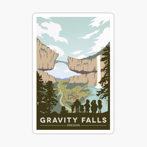 Gravity Falls National Park Sticker