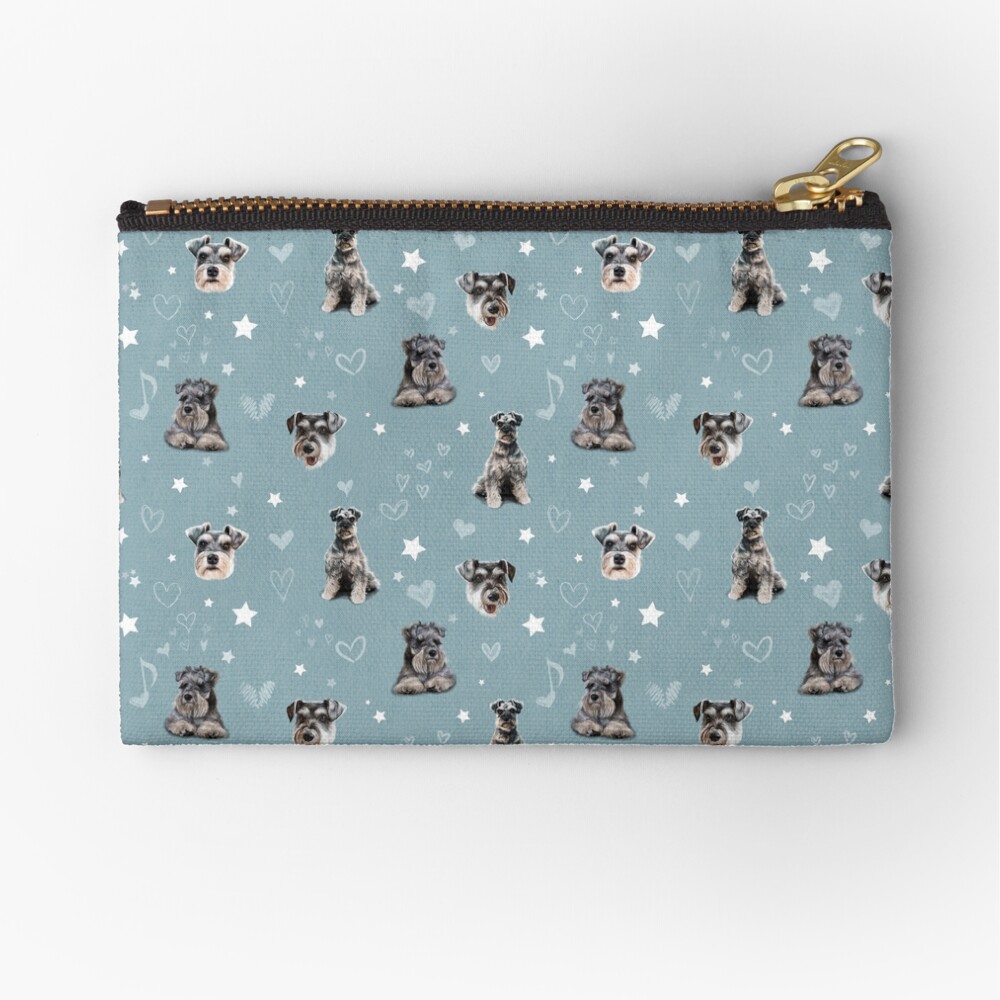 The Miniature Schnauzer Zipper Pouch