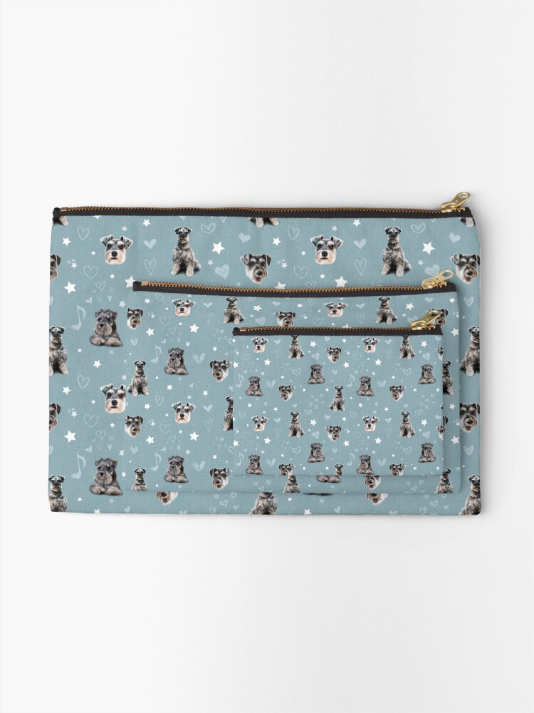 Alternate view of The Miniature Schnauzer Zipper Pouch