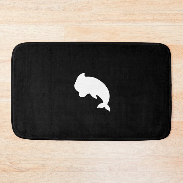 Item preview, Dolphin Jumping White Silhouette designed and sold by samshirts.