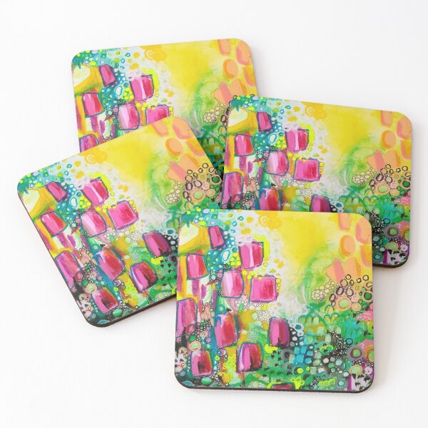 Item preview, Happiness - Abstract Art by K Coleman Hinners designed and sold by Karma Art Studio.