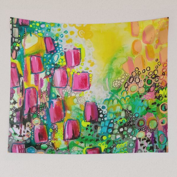 Item preview, Happiness - Abstract Art by K Coleman Hinners designed and sold by Karma Art Studio.