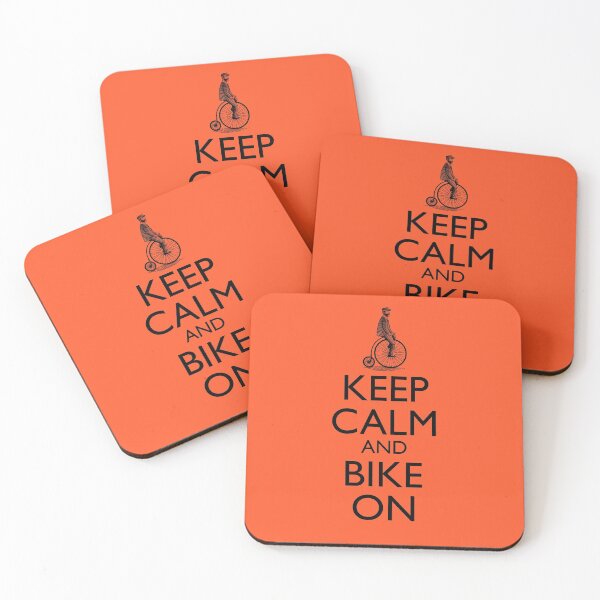 Item preview, Keep Calm And Bike On designed and sold by Scottees.
