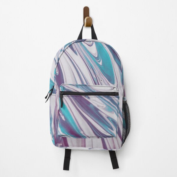 Item preview, Wavy blue, purple, white abstract expressionist painting designed and sold by jkulling.