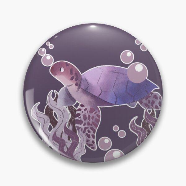 Item preview, Violet tortoise (Light mode) designed and sold by MarineTreasury.