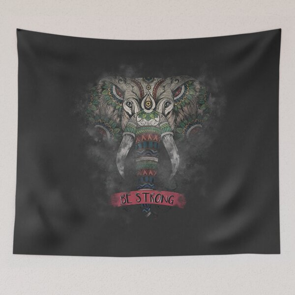 Item preview, Sacred Mandalas Elephant (Tribal Defender) designed and sold by Ornamental Arts.