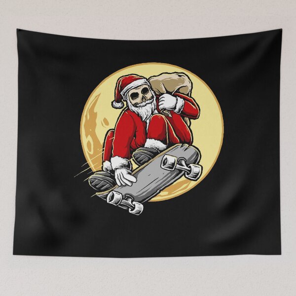 Item preview, Skateboarding Santa | Merry Christmas designed and sold by ozumdesigns.
