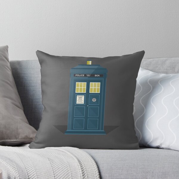 Dr. Who Throw Pillow