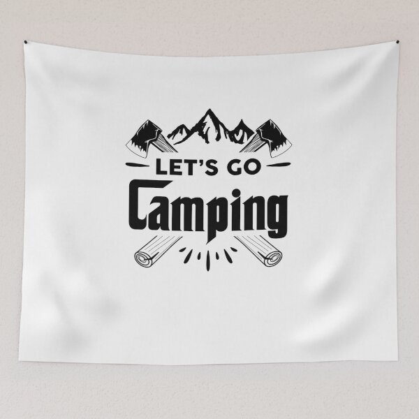 Item preview, let's go camping t shirt, vintage t shirt designed and sold by chris299.