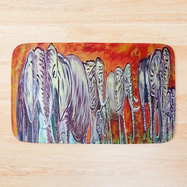 Item preview, Elephants setting sun designed and sold by ThereseLyssia.