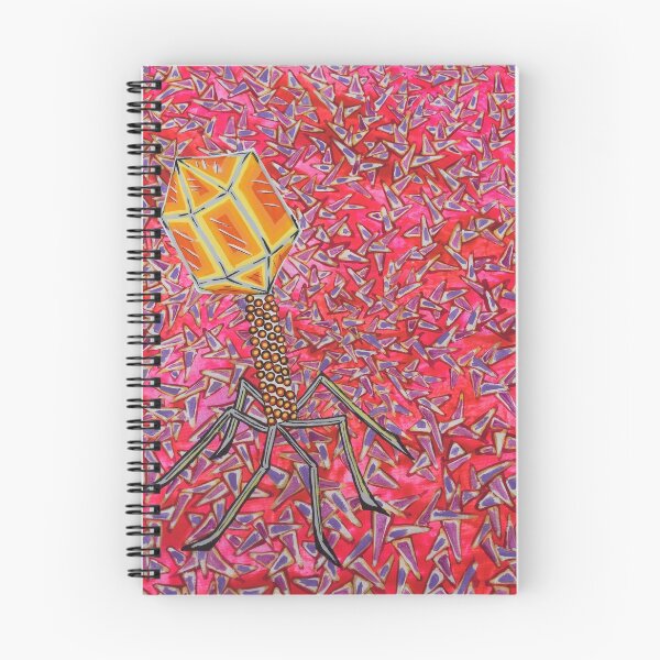 Item preview, Bacteriophage - acrylic on canvas designed and sold by Osher-BioArt.
