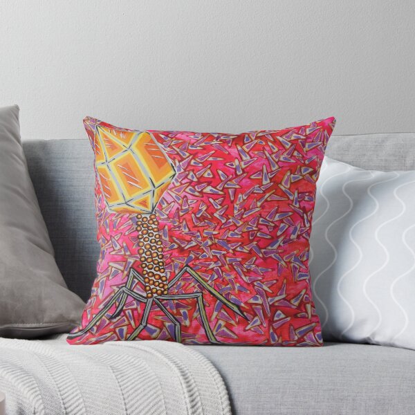 Item preview, Bacteriophage - acrylic on canvas designed and sold by Osher-BioArt.