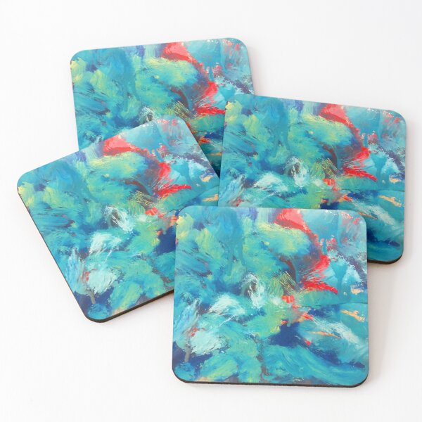 Item preview, Abstract blotchy painting designed and sold by jkulling.