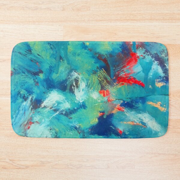 Item preview, Abstract blotchy painting designed and sold by jkulling.