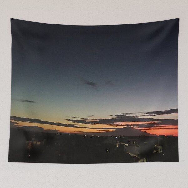Item preview, Beautiful Sunset with Forest Mountain Horizon Photograph designed and sold by Design-Maniya.