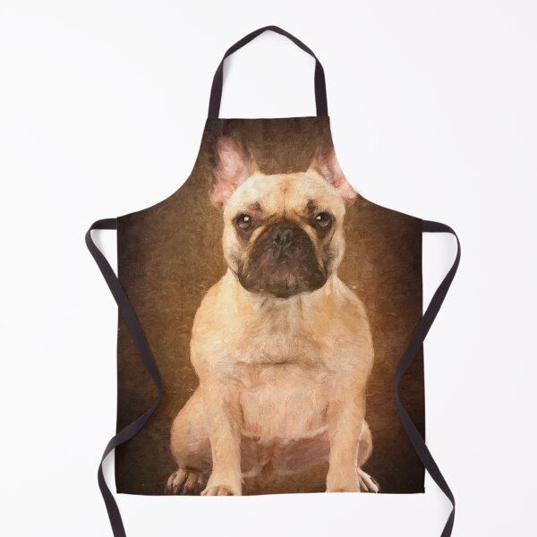 Item preview, brown bulldog in watercolors designed and sold by Nicole Bleck.
