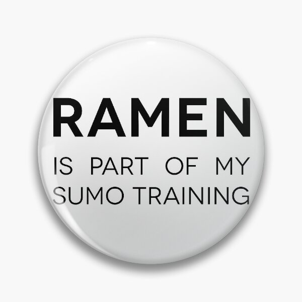 Item preview, Ramen is part of my sumo training  - Black designed and sold by theplumwolf.