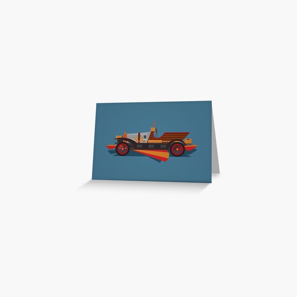 Chitty Chitty Bang Bang - Blue Greeting Card