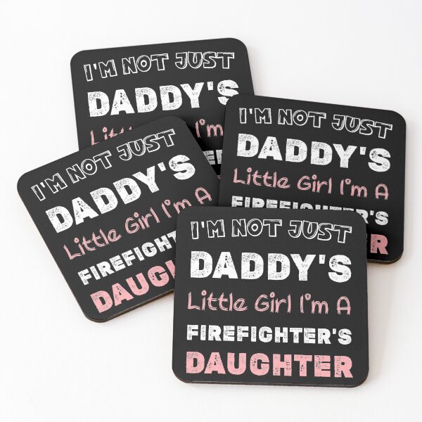 Item preview, I'm a Not Just Daddy's Little I'm a Firefighter Daughter,funny fireman,firewoman fire service gift idea designed and sold by Essakhi12.