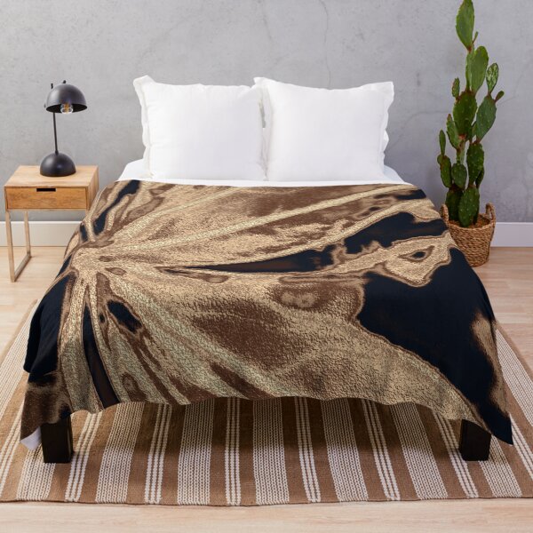 Item preview, Elegant lupine leaf - platinum gold designed and sold by SulkaCreative.