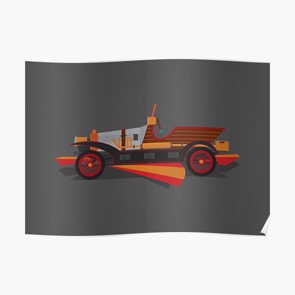 Chitty Chitty Bang Bang - Black Poster