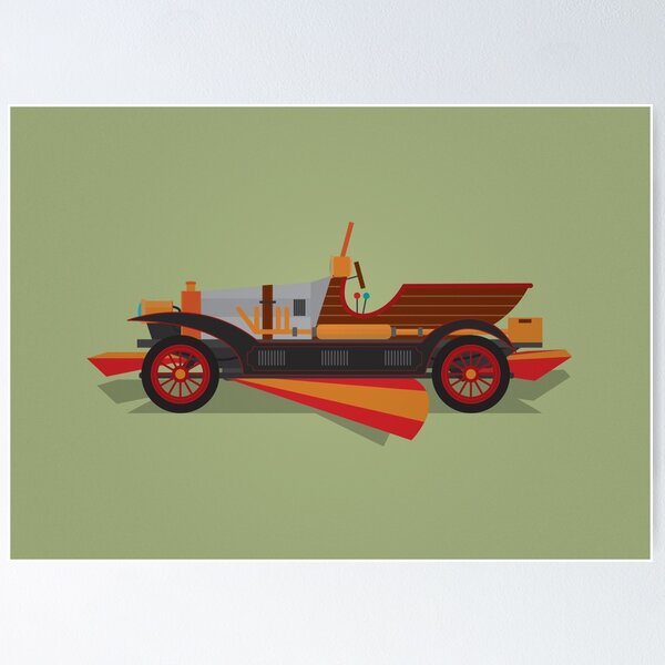 Chitty Chitty Bang Bang - Yellow Poster