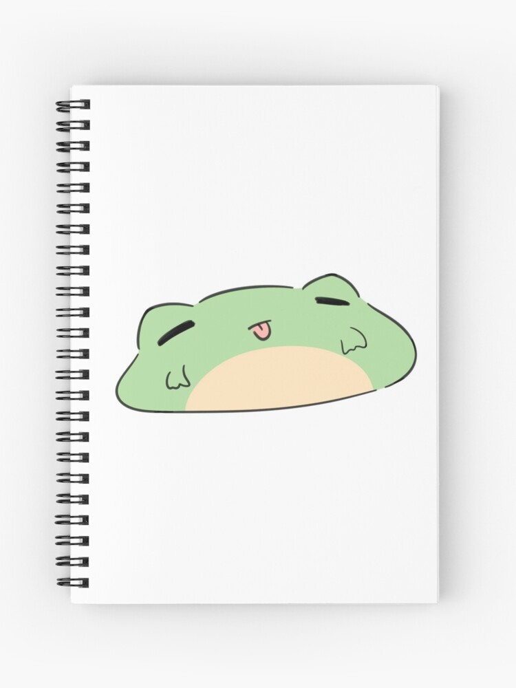Squishy frog sticker Spiral Notebook for Sale by nichoe-val