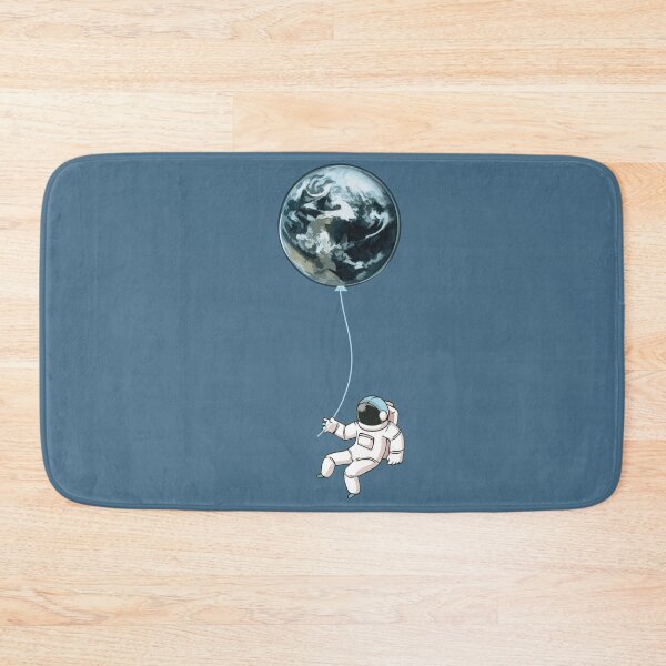 Item preview, Cute Astronaut Holding Earth Balloon  designed and sold by artado.