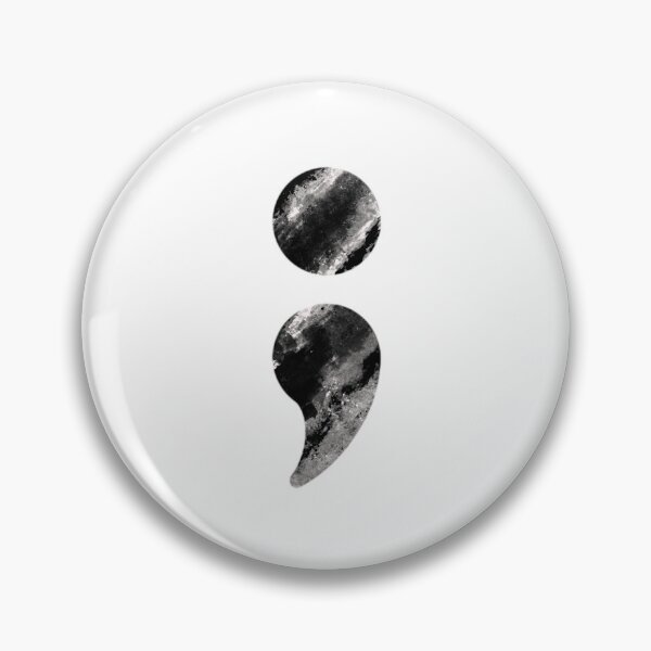 Item preview, Semicolon Black White Marble designed and sold by ontheoutside.