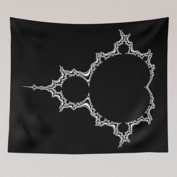 Item preview, Mandelbrot - Monochrome - Outline (black) designed and sold by Rupert Russell.