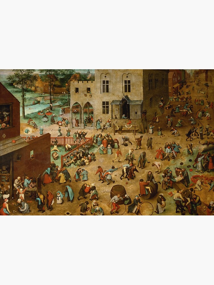 Children's Games - Pieter Bruegel the Elder - 1559 by billythekidtees