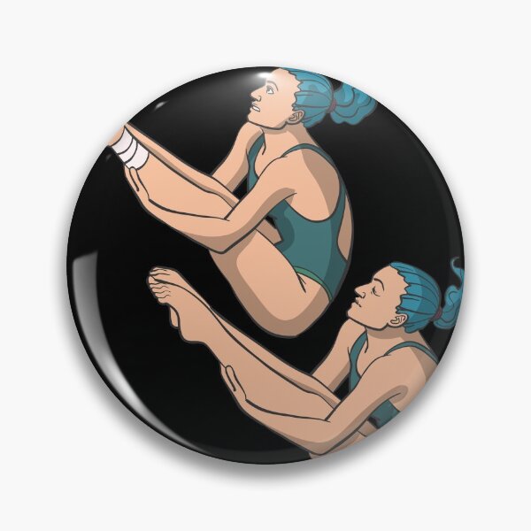 Item preview, High diving ladies in sync designed and sold by Monkey Ful.