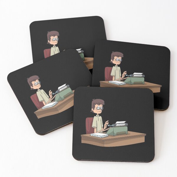 Item preview, Author with typewriter at work designed and sold by Monkey Ful.
