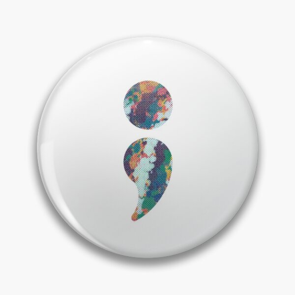 Item preview, Semicolon Rainbow Comic Print designed and sold by ontheoutside.