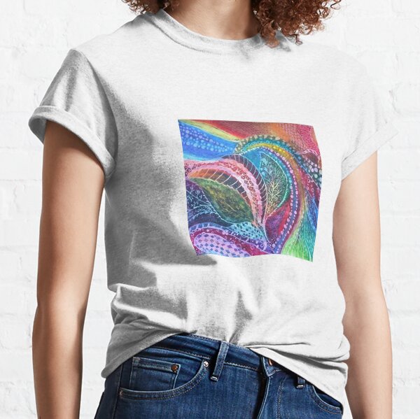 Farbenfrohe Blätter Classic T-Shirt
