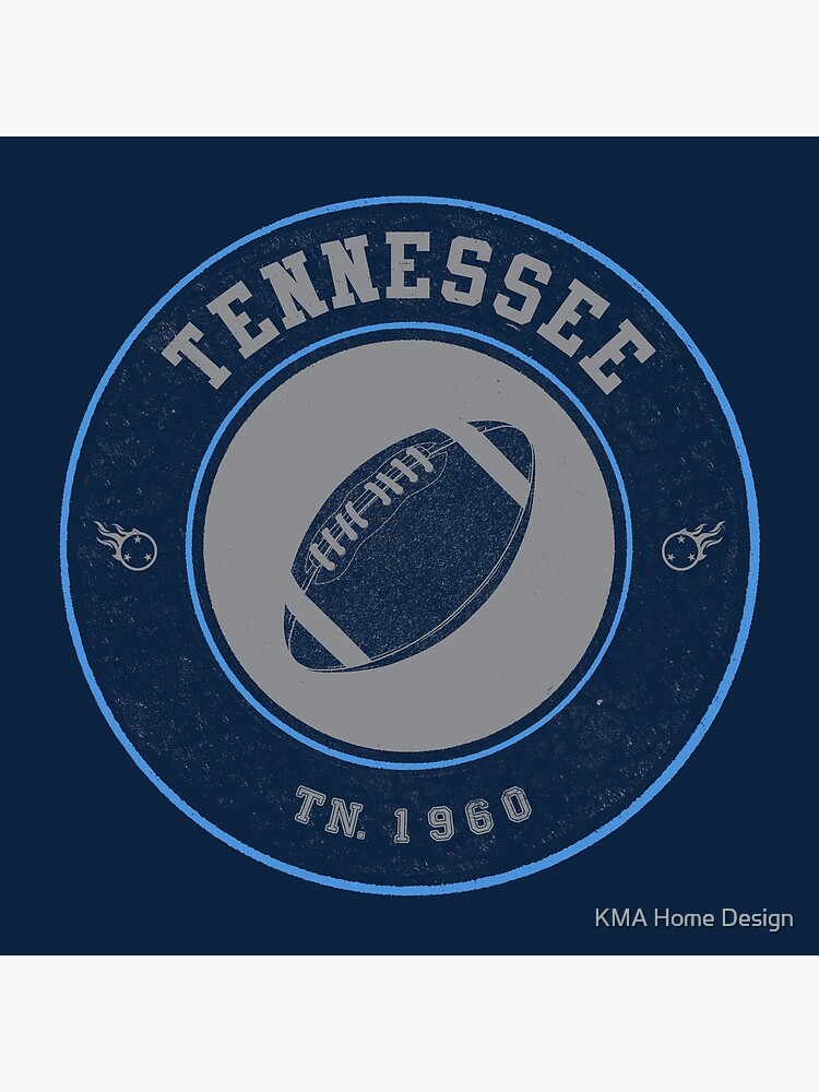 Kansas City football vintage logo white Art Print by kmahomedesign